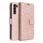 Samsung Galaxy S21 FE 5G Book Handytaschen MEZZO Book Mandala  Roségold