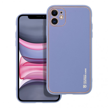 Apple iPhone 11 Hülle Leather Blau