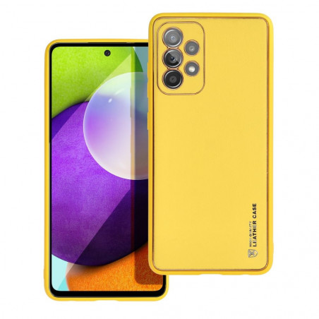 Samsung Galaxy A52s 5G Hülle Leather Gelb