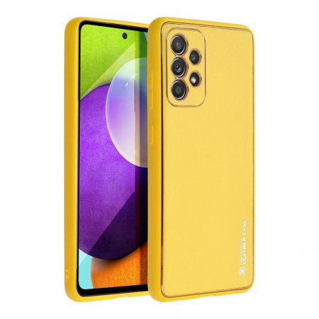 Samsung Galaxy A52s 5G Hülle Leather Gelb