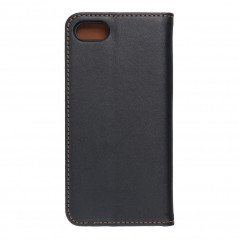Apple iPhone SE 2022 5G Book Handytaschen Leather case SMART PRO Elegant  Schwarz