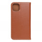 Apple iPhone 11 Book Handytaschen Leather case SMART PRO Elegant  Braun