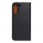 Samsung Galaxy S21 FE 5G Book Handytaschen Leather case SMART PRO Elegant  Schwarz