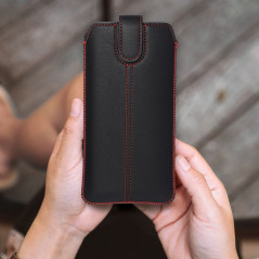 Apple iPhone 13 Universaletui Pocket Case Ultra Slim M4 Schwarz