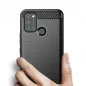 Oppo A53s Hülle Carbon Elegant  Schwarz