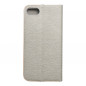Apple iPhone SE 2020 Book Handytaschen LUNA Book Gold Elegant  Silber