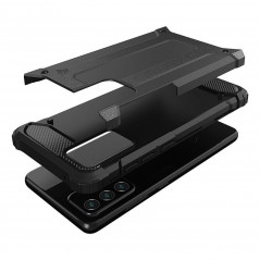 Samsung Galaxy A52 LTE Gehärtete Abdeckung Armor Schwarz