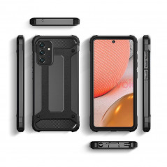 Samsung Galaxy A72 5G Gehärtete Abdeckung Armor Schwarz