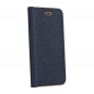 Apple iPhone SE 2020 Book Handytaschen LUNA Book Gold Elegant  Navy blau