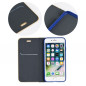 Apple iPhone SE 2022 5G Book Handytaschen LUNA Book Gold Elegant  Navy blau