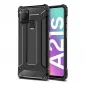 Samsung Galaxy A21s Gehärtete Abdeckung Armor Schwarz