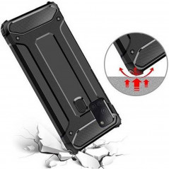 Samsung Galaxy A21s Gehärtete Abdeckung Armor Schwarz
