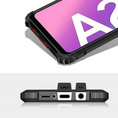 Samsung Galaxy A21s Gehärtete Abdeckung Armor Schwarz