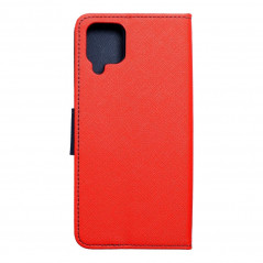Samsung Galaxy A12 Book Handytaschen Fancy Book Rot / Marine