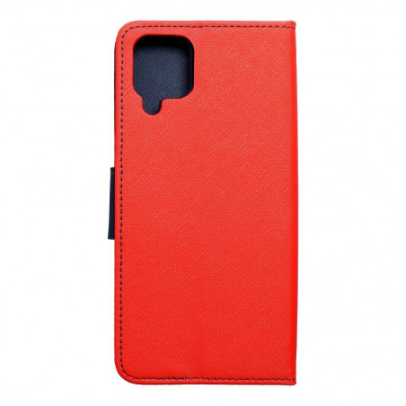 Samsung Galaxy A12 Book Handytaschen Fancy Book Rot / Marine