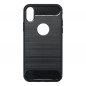 Apple iPhone XS Hülle Carbon Elegant  Schwarz