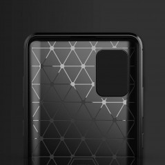 Samsung Galaxy A51 LTE Hülle Carbon Elegant  Schwarz