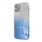 Apple iPhone SE 2022 5G Hülle Shining Transparent und blau
