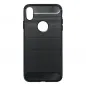 Apple iPhone X Hülle Carbon Elegant  Schwarz