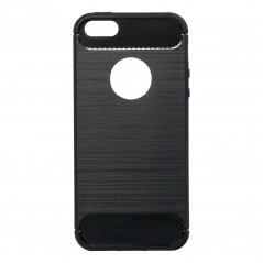 Apple iPhone SE Hülle Carbon Elegant  Schwarz