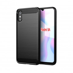 XIAOMI Redmi 9C NFC Hülle Carbon Elegant  Schwarz