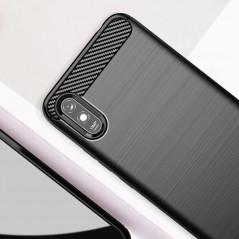 XIAOMI Redmi 9C NFC Hülle Carbon Elegant  Schwarz