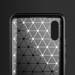 XIAOMI Redmi 9C NFC Hülle Carbon Elegant  Schwarz