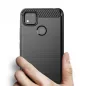 XIAOMI Redmi 9C NFC Hülle Carbon Elegant  Schwarz