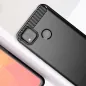 XIAOMI Redmi 9C NFC Hülle Carbon Elegant  Schwarz