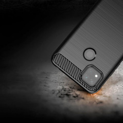 XIAOMI Redmi 9C NFC Hülle Carbon Elegant  Schwarz
