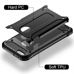 Apple iPhone 5 5S Gehärtete Abdeckung Armor Schwarz