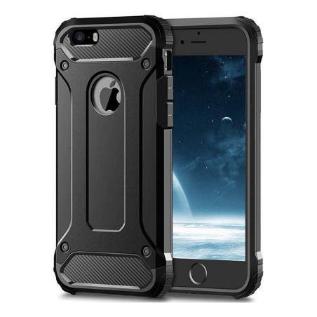 Apple iPhone 8 Gehärtete Abdeckung Armor Schwarz