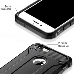Apple iPhone 8 Gehärtete Abdeckung Armor Schwarz