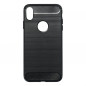 Apple iPhone X Hülle Carbon Elegant  Schwarz