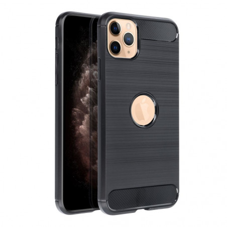 Apple iPhone XS Max Hülle Carbon Elegant  Schwarz