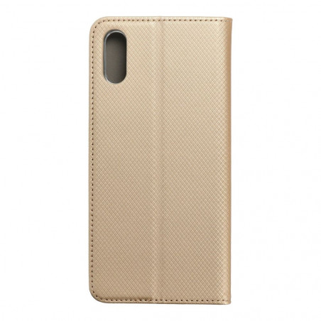 XIAOMI Redmi 9C NFC Book Handytaschen Smart Case Book Gold
