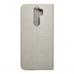 XIAOMI Redmi Note 8 Pro Book Handytaschen LUNA Book Gold Elegant  Silber 
