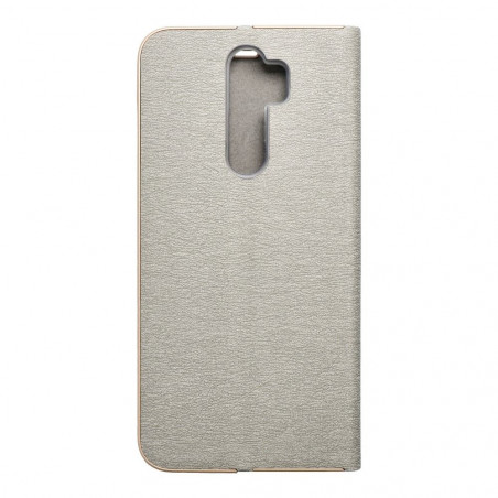 XIAOMI Redmi Note 8 Pro Book Handytaschen LUNA Book Gold Elegant  Silber 