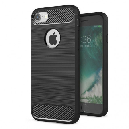 Apple iPhone 6 6S Hülle Carbon Elegant  Schwarz