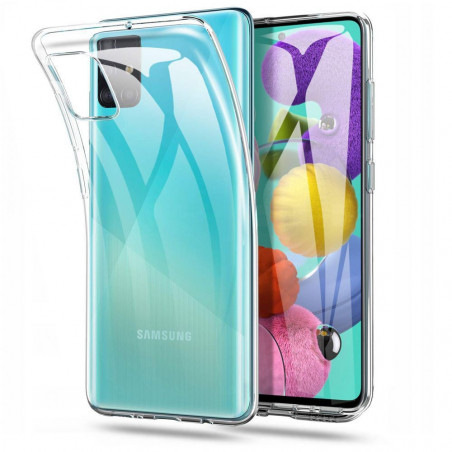 Samsung Galaxy A71 LTE Hülle Ultra Slim 0,3mm Durchsichtbar