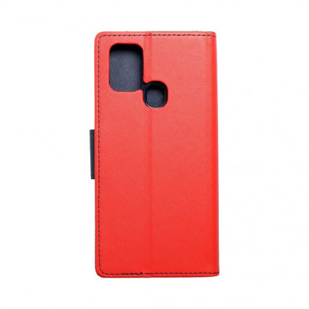 Samsung Galaxy A21s Book Handytaschen Fancy Book Rot / Marine