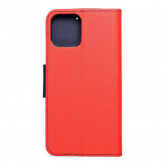 Apple iPhone 12 Pro Book Handytaschen Fancy Book Rot / Marine