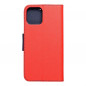Apple iPhone 12 Pro Book Handytaschen Fancy Book Rot / Marine