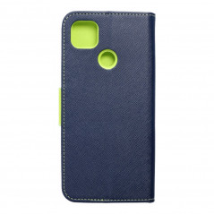 XIAOMI Redmi 9C NFC Book Handytaschen Fancy Book Marine / Limette 