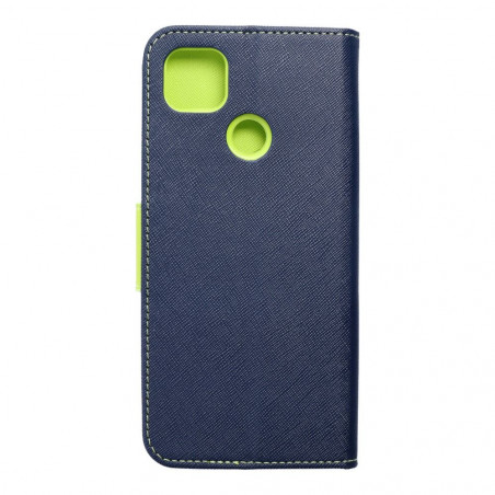 XIAOMI Redmi 9C NFC Book Handytaschen Fancy Book Marine / Limette 
