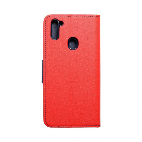 Samsung Galaxy M11 Book Handytaschen Fancy Book Rot / Marine