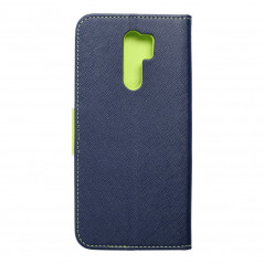 XIAOMI Redmi 9 Book Handytaschen Fancy Book Marine / Limette