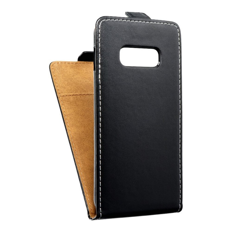 Samsung Galaxy S10e Flip Handytaschen Slim Flexi Fresh Schwarz