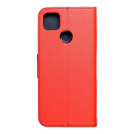 XIAOMI Redmi 9C NFC Book Handytaschen Fancy Book Rot / Marine 