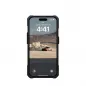 Apple iPhone 15 Pro Hülle Urban Armor Gear Monarch Pro MagSAFE  Kevlar element green